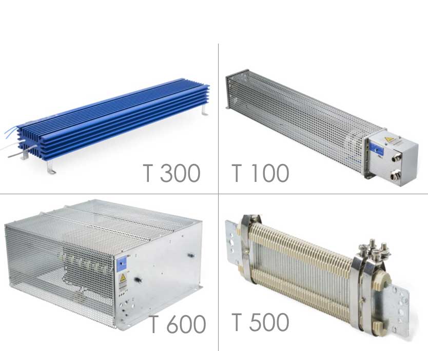 Kolmivaiheiset jarruvastukset myös suoraan moottoriin.