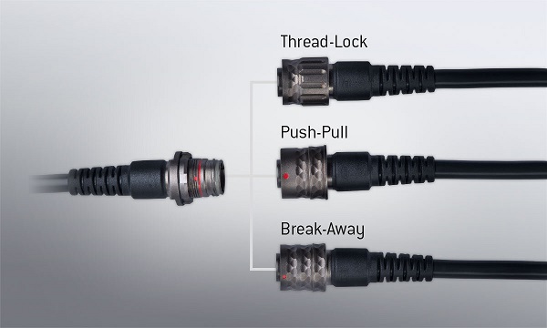 ODU AMC T kolme eri lukitusvaihtoehtoa