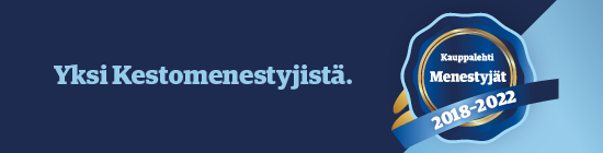 Sahkolehto Kauppalehden kestomenestyjä 2018-2022 banneri