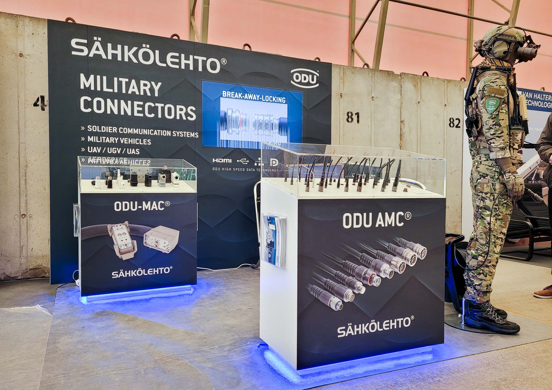 Sähkölehto exhibition stand at Supply, Security and Defence Expo